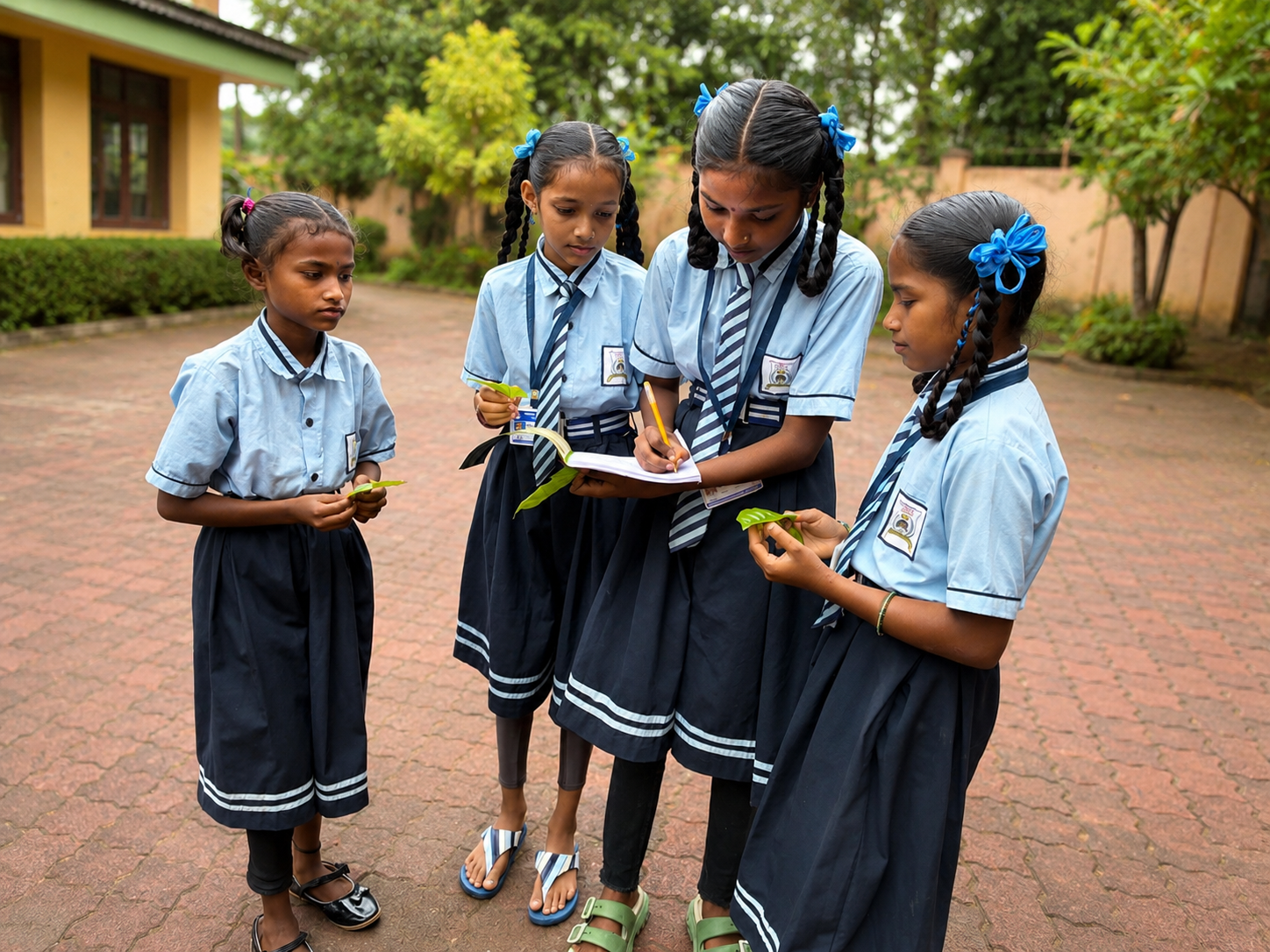 Students from the field